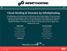 Tablet Screenshot of infinityhosting.org